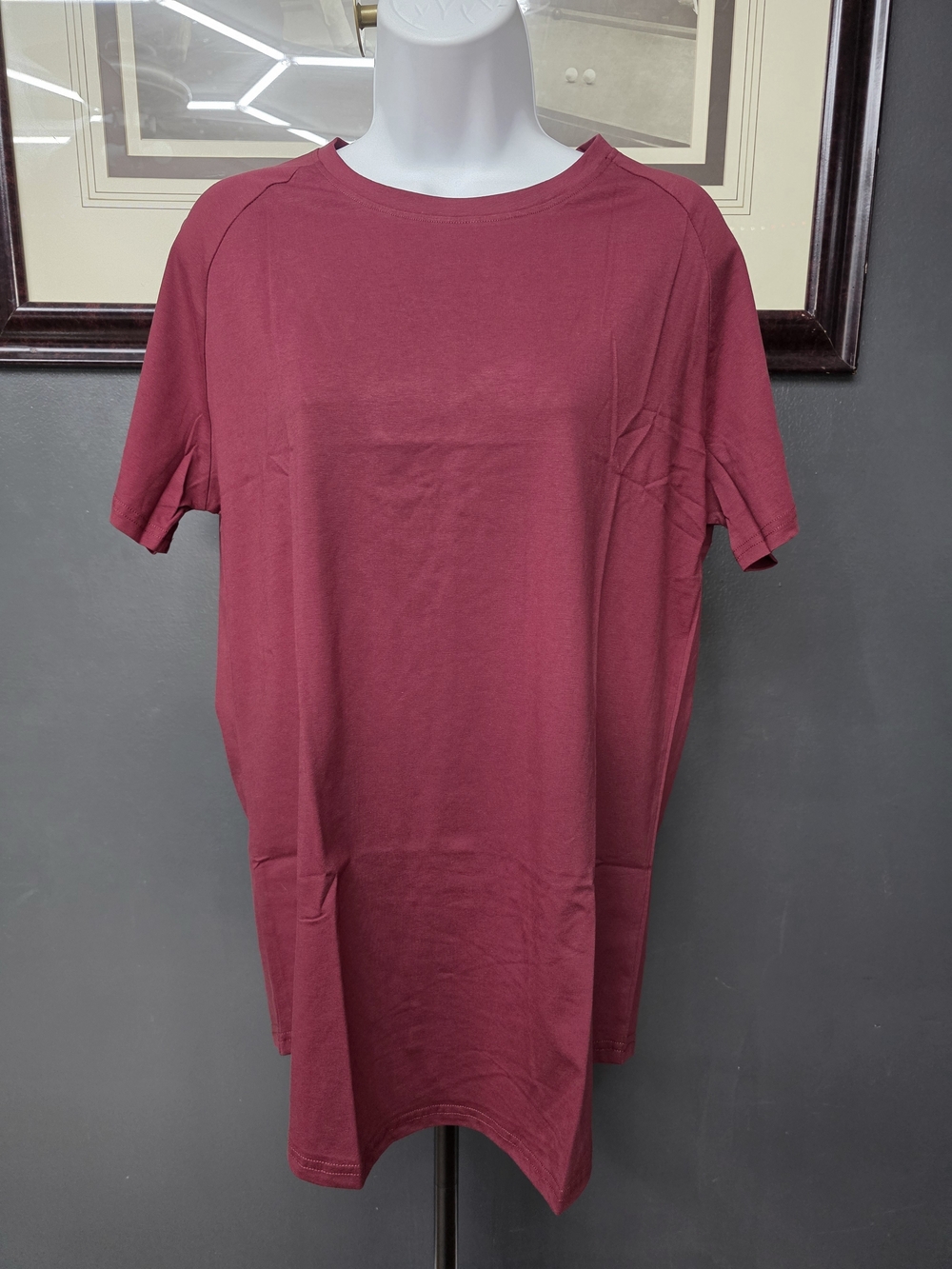 AV Women's Burgundy Activewear Tee